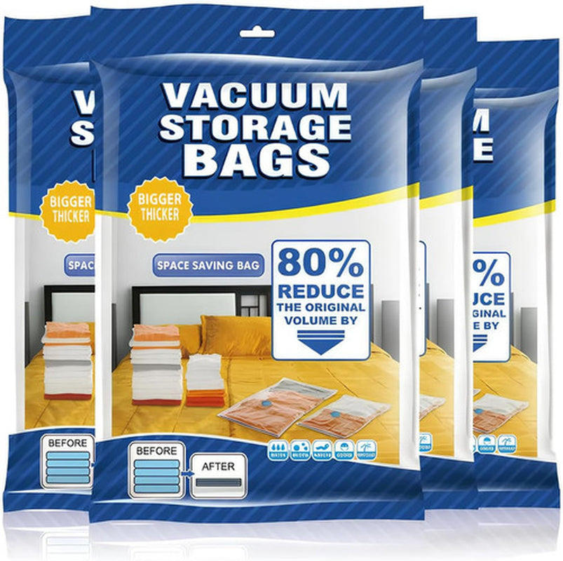 Vacuum Storage Bags PARACASA Space Saver 10 Pack 4 Sizes Pump Included