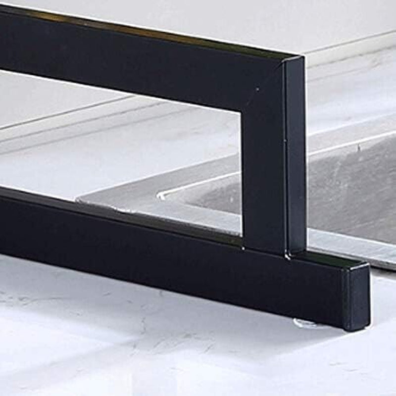 Dish Drying Rack Kitchen Storage Shelf over Sink 2-Tier Stainless Steel Cutlery