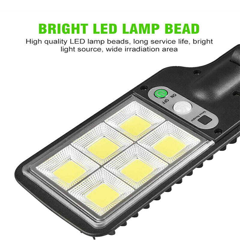 4/8Pcs Outdoor Solar Wall Light Motion Sensor Bright Flood Street Lamp 3 Modes