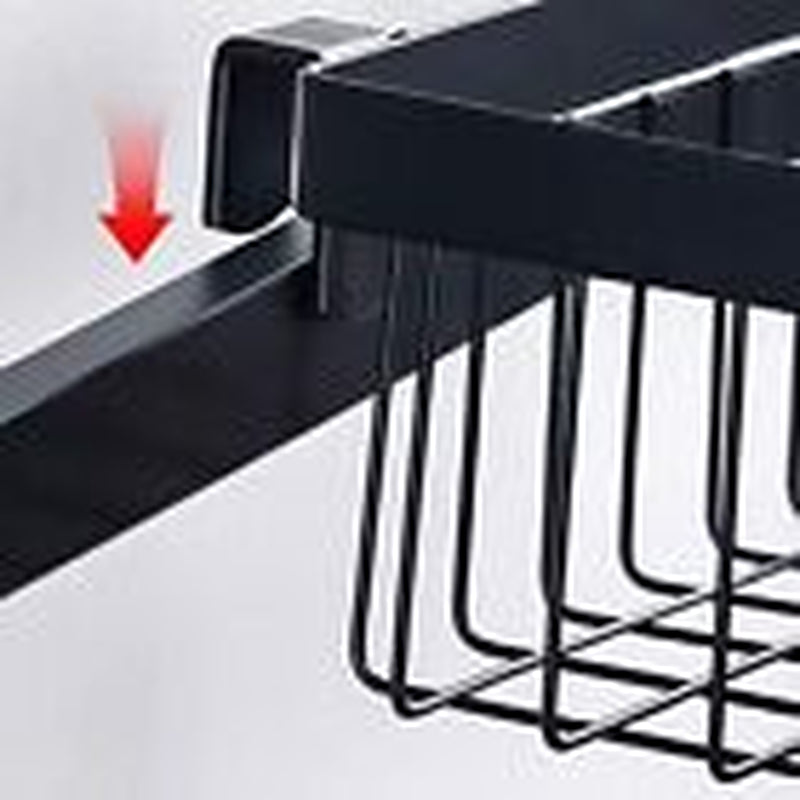 Dish Drying Rack Kitchen Storage Shelf over Sink 2-Tier Stainless Steel Cutlery