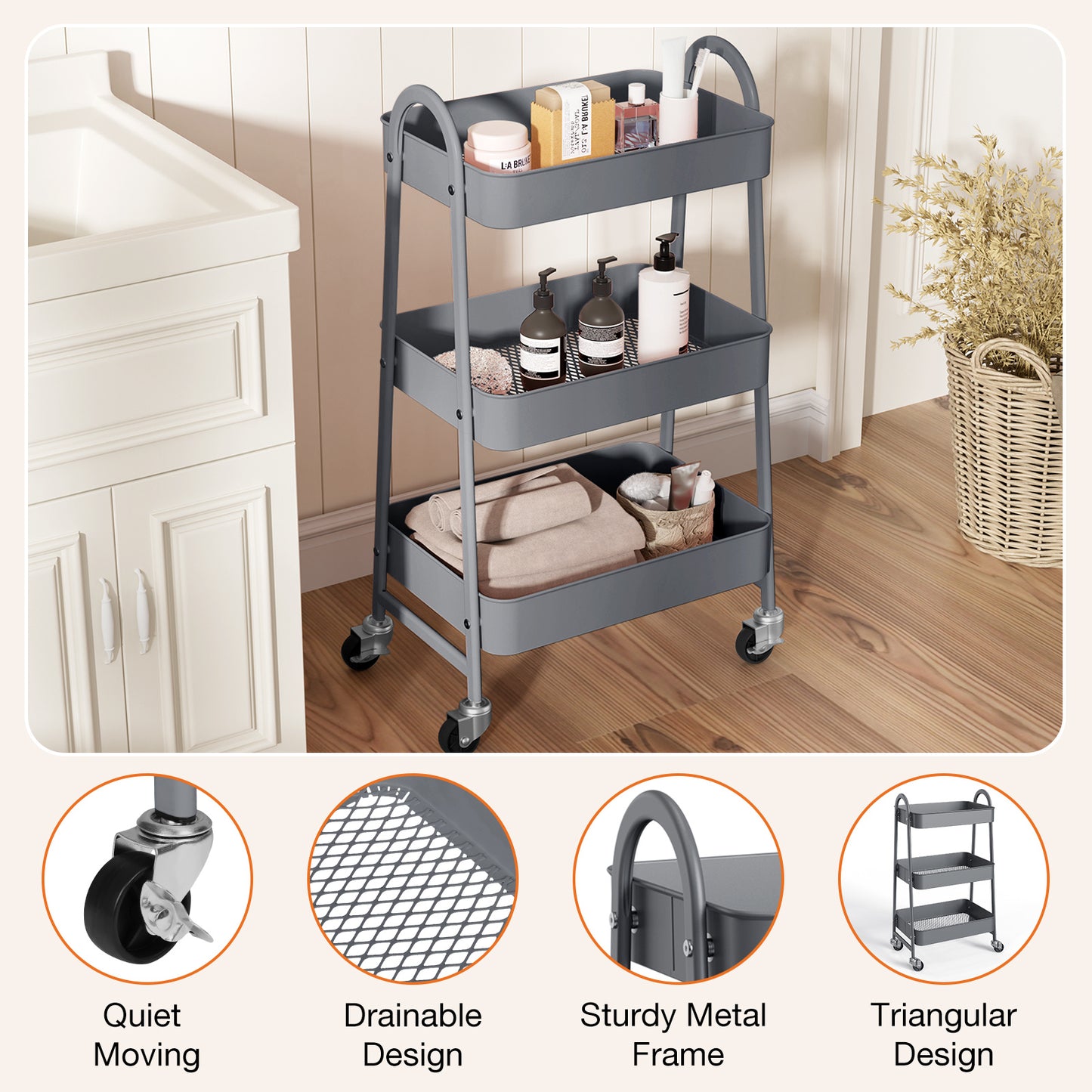 Metal Storage Organizers