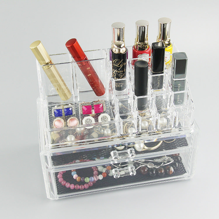 Acrylic Clear Container Makeup Case Cosmetic Storage Holder Organizer