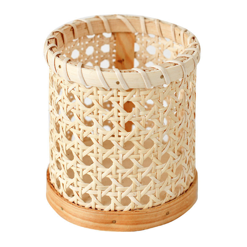 Rattan Chopsticks Storage Handmade Spoon Organizer Holder