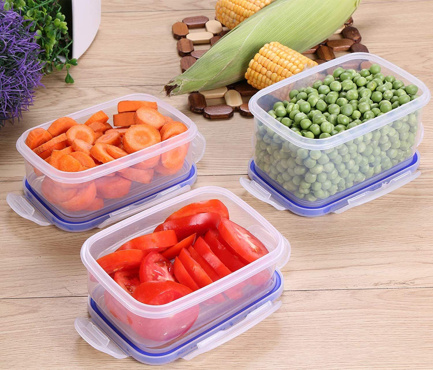 Utopia Kitchen Plastic Food Containers with Storage Lids Meal Prep Airtight