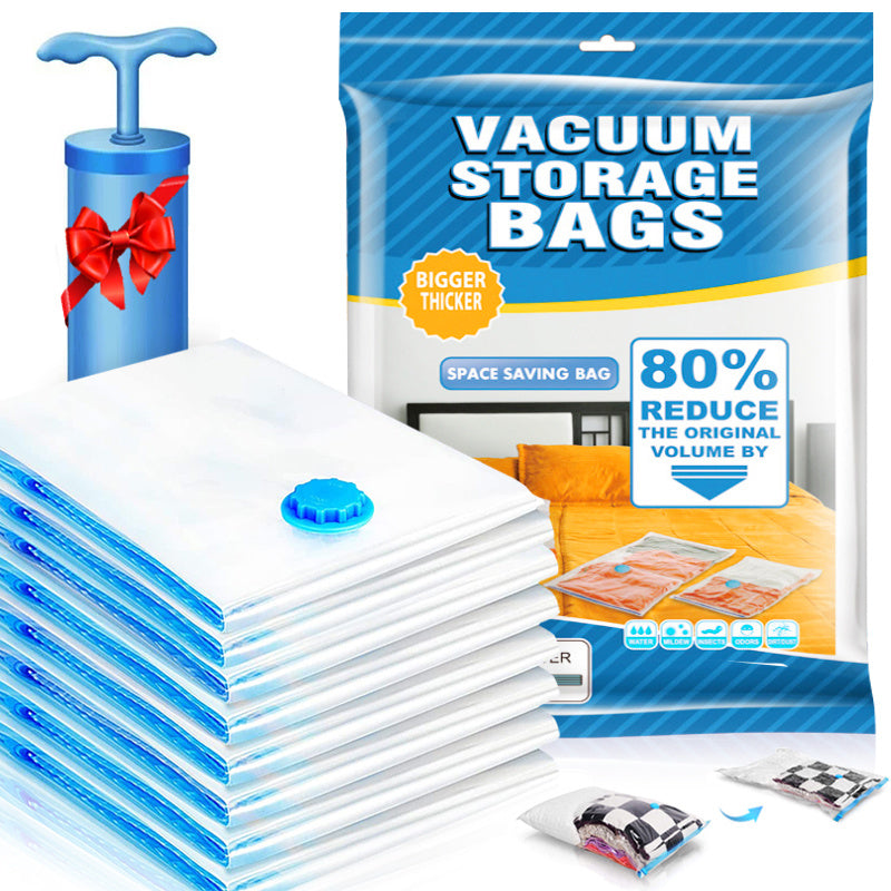 Vacuum Bag Storage W Valve Home Organizer Bag Fold