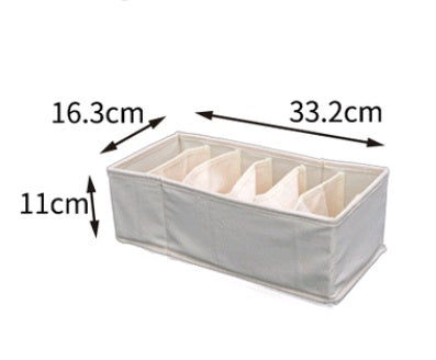 Drawer storage box fabric closet finishing box towel hat sorting bag underwear socks storage box