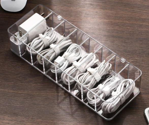 Dust-proof Storage Cable Management Box Hub Organizer Box