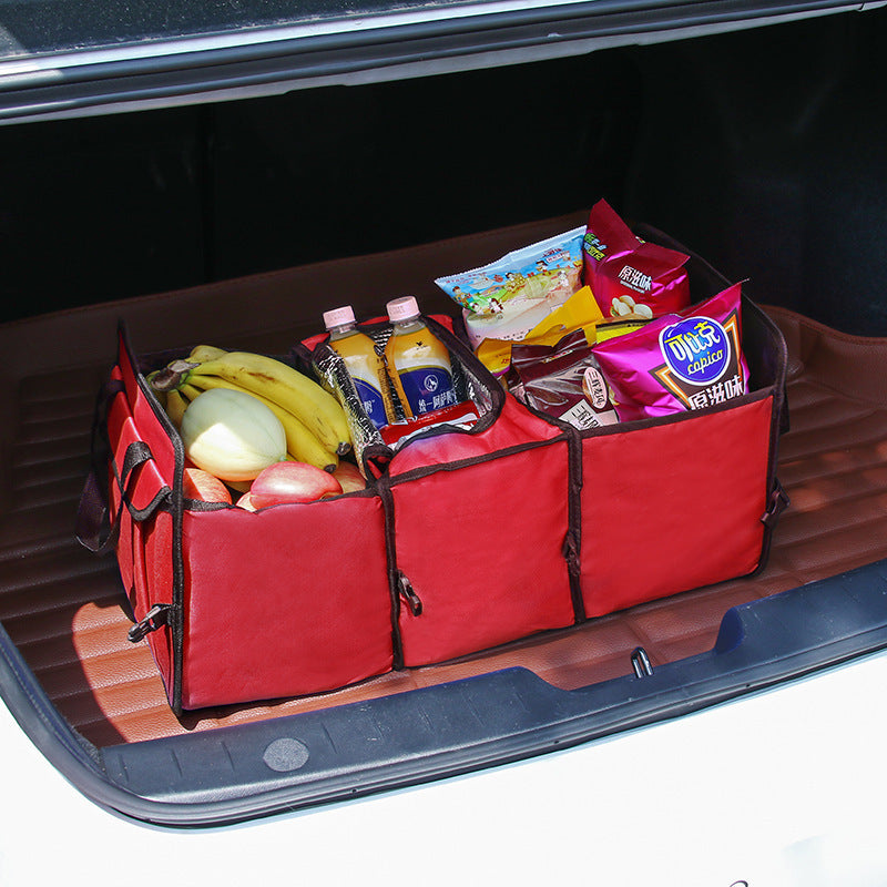 Universal Car Storage Organizer Trunk Toys Food Storage Box