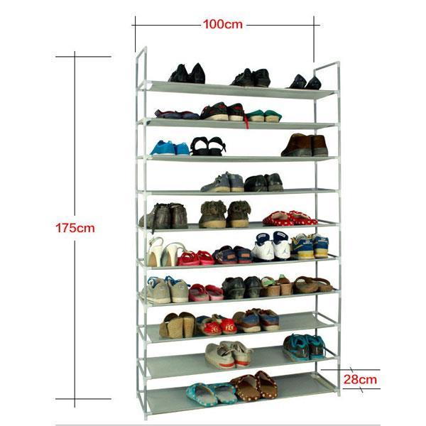 Ultra Wide Extra Large Combined Simple Shoe Rack