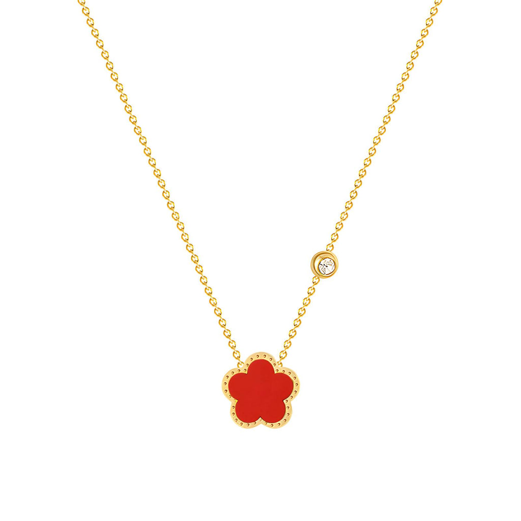 Necklace, 18K Gold Plated Steel