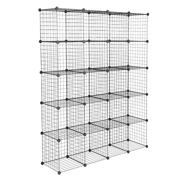 20 Grid Iron Mesh Material Storage Rack