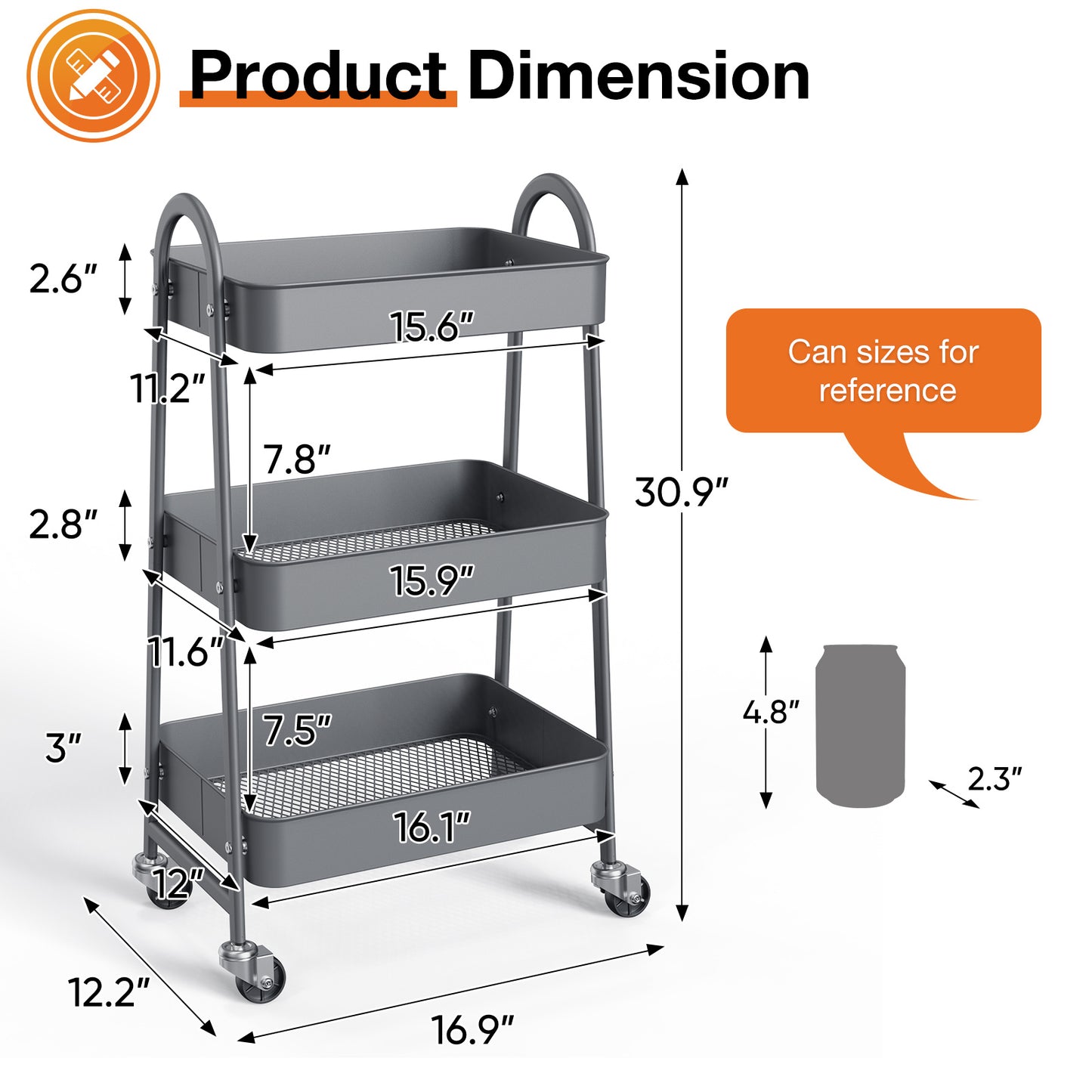 Metal Storage Organizers