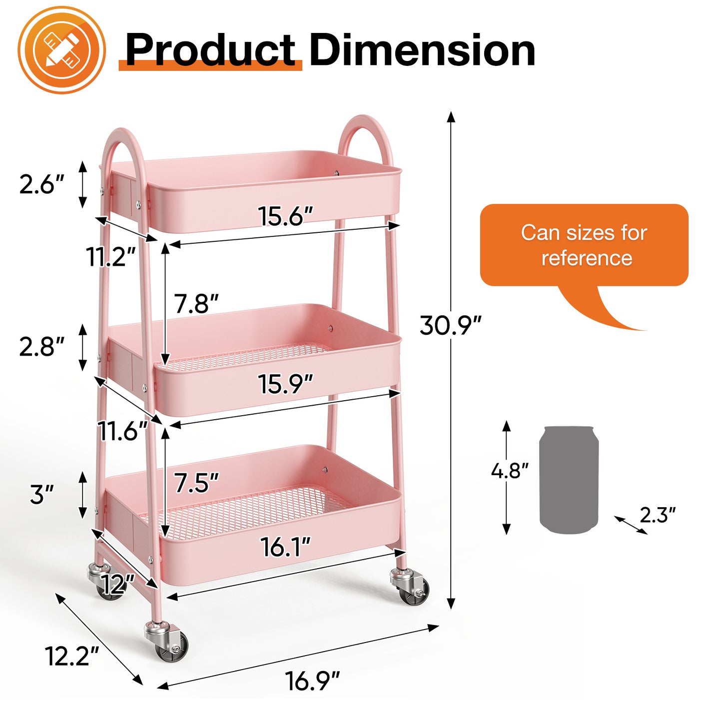 Metal Storage Organizers