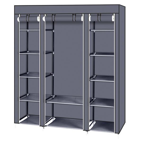 Non Woven Wardrobe With 5 Layers And 12 Compartments