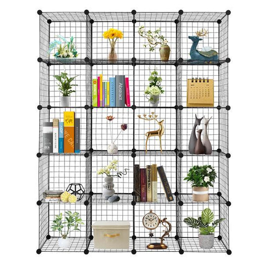 20 Grid Iron Mesh Material Storage Rack